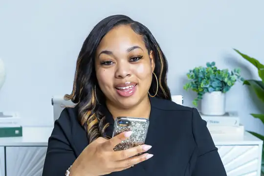 Tameka Spears, CBRF instructor, at her desk.